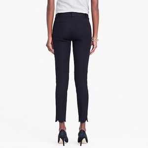 J. Crew Factory scalloped hem Winnie pants